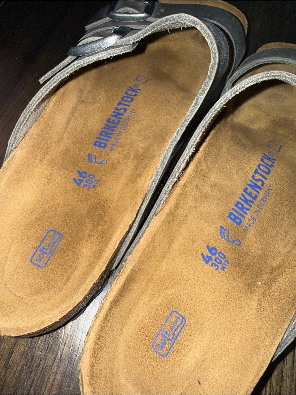Birkenstock Arizona Two-Strap Sandals - Taupe Suede - Picture 6 of 10